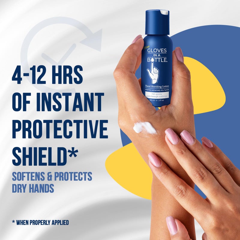 Gloves In A Bottle 6-Pack Shielding Lotion - Great for Dry Itchy Skin! Grease-less and Fragrance Free! (2oz-60ml) - Image 3